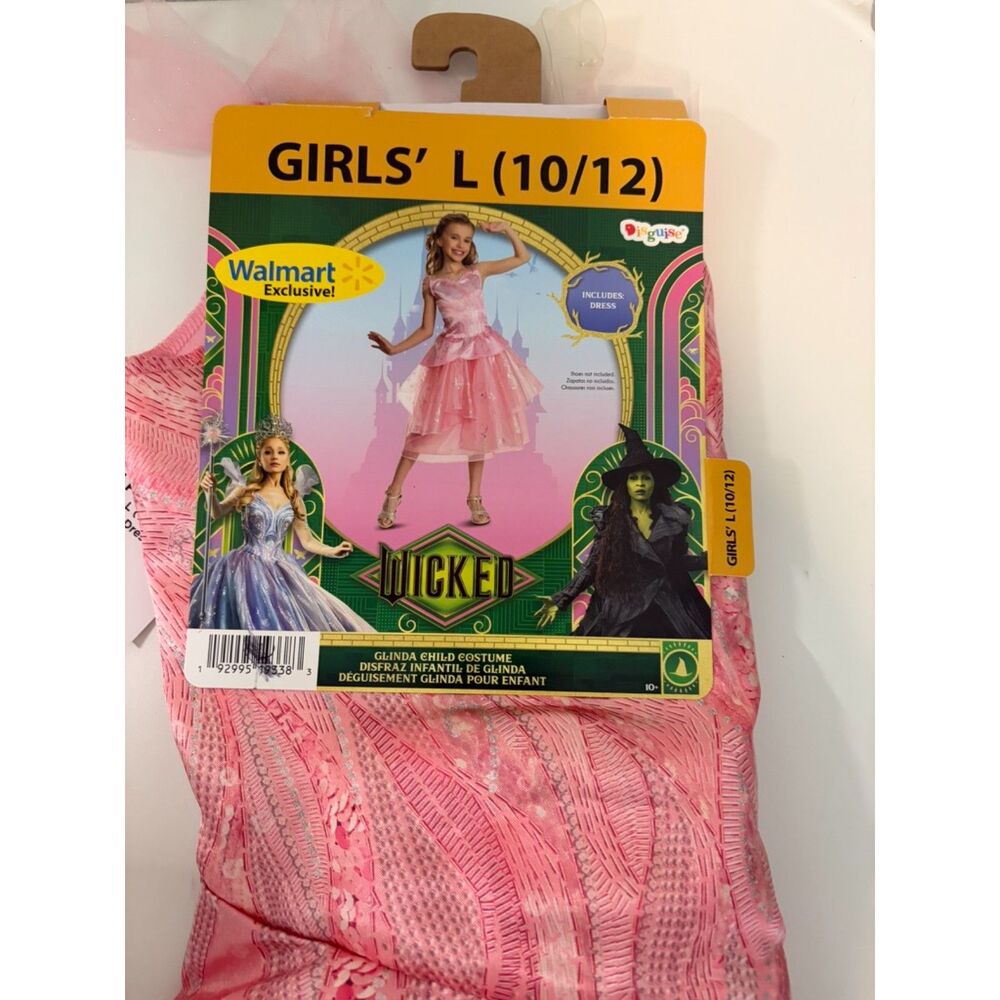 wicked the Musical Glinda Upland Girls costume Large 10/12